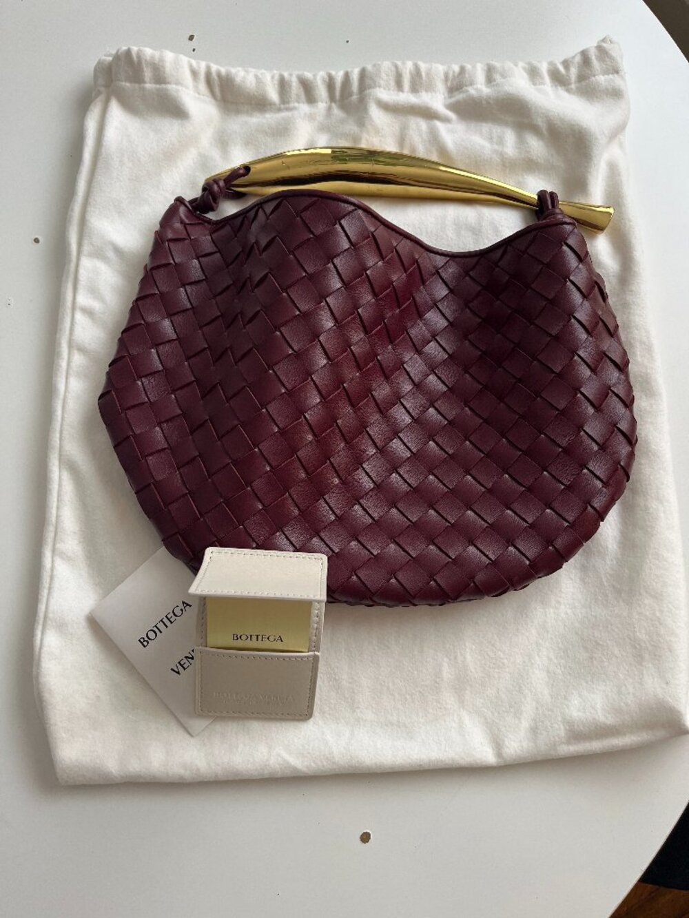 Bottega Veneta Sardine in Burgundy